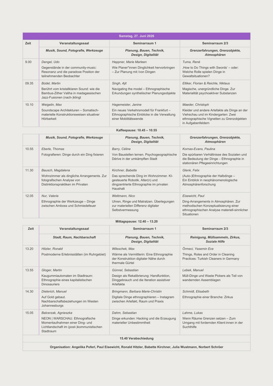 Programm DFA 2 Programm DFA 2