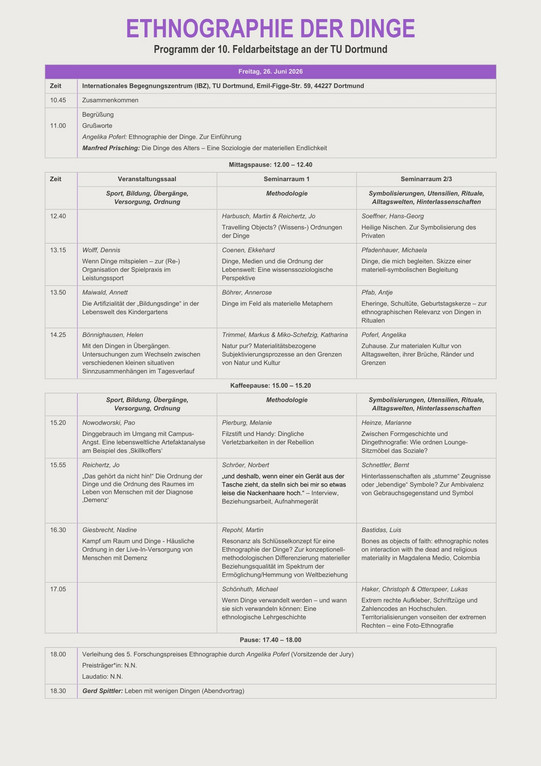 Programm DFA 1 Programm DFA 1